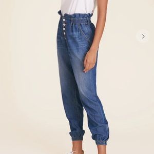 Veronica Beard Tedi Elastic Waist Jean